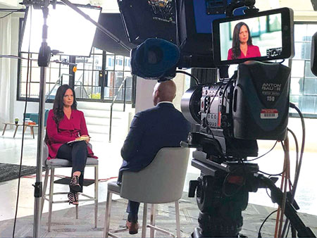 Soledad O'Brien in studio