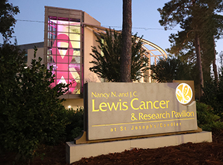 Nancy N and JC Lewis Cancer & Research Pavilion.