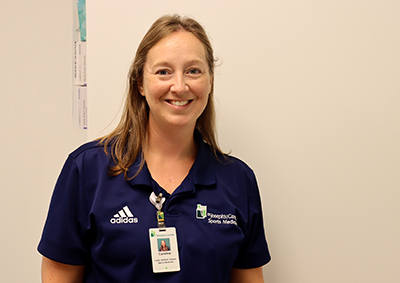 Caroline Brif, lead certified athletic trainer - St. Joseph’s/Candler Physician Network.