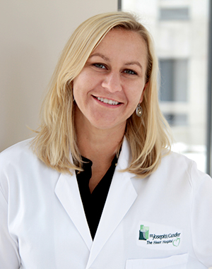 Dr. Kristy Wiebke, vascular surgeon with St. Joseph’s/Candler – Vascular Specialists