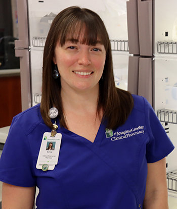 Erica Merritt, clinical pharmacy specialist of emergency medicine in the Candler Hospital Emergency Department.