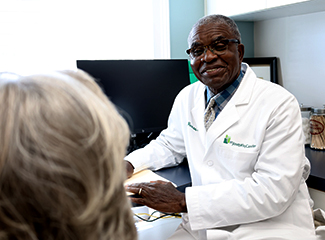 Dr. Eugene Nwosu, internal medicine physician at St. Joseph’s Candler Primary Care.