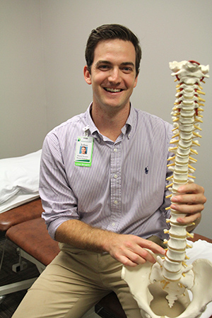 Joshua Frey, PT, DPT, physical therapist with St. Joseph’s/Candler outpatient rehabilitation