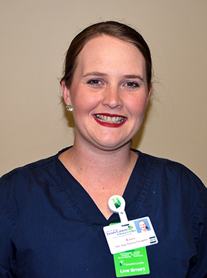 Kasey Wilson, RN, BSN, CHPN, oncology nurse navigator at the LCRP