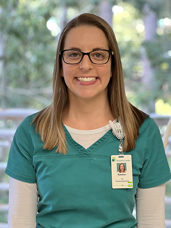 Katelyn Ruggiero, Occupational Therapist and Certified Hand Therapist at St. Joseph’s Hospital.