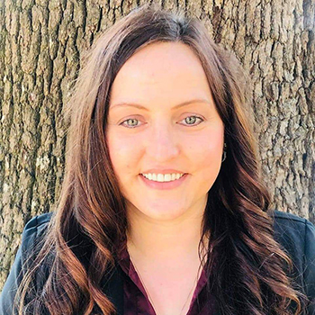 Katy Harne, outreach coordinator for the SJ/C Movement Disorders Program.