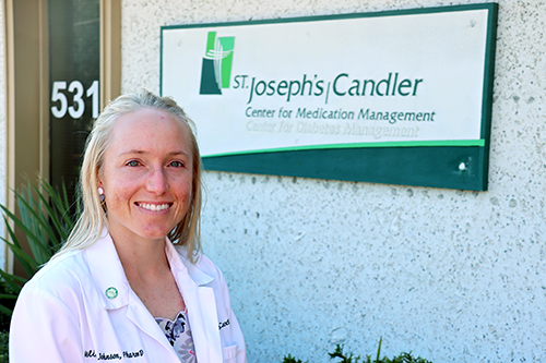 Melissa Johnson, PharmD, BCACP, clinical pharmacy specialist with the Center for Medication Management and coordinator of the St. Joseph’s/Candler Comprehensive Tobacco Cessation Program.