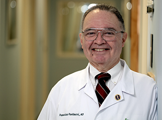 Dr. Francisco Fantauzzi, St. Joseph’s/Candler primary care physician in Plaza C at the St. Joseph’s Hospital campus.