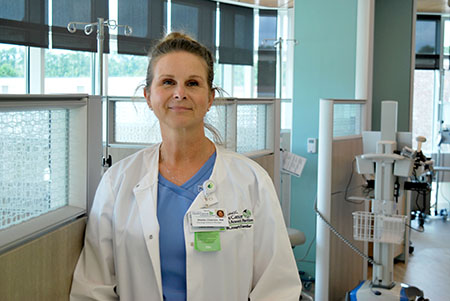 Sheila Charron, infusion nurse manager