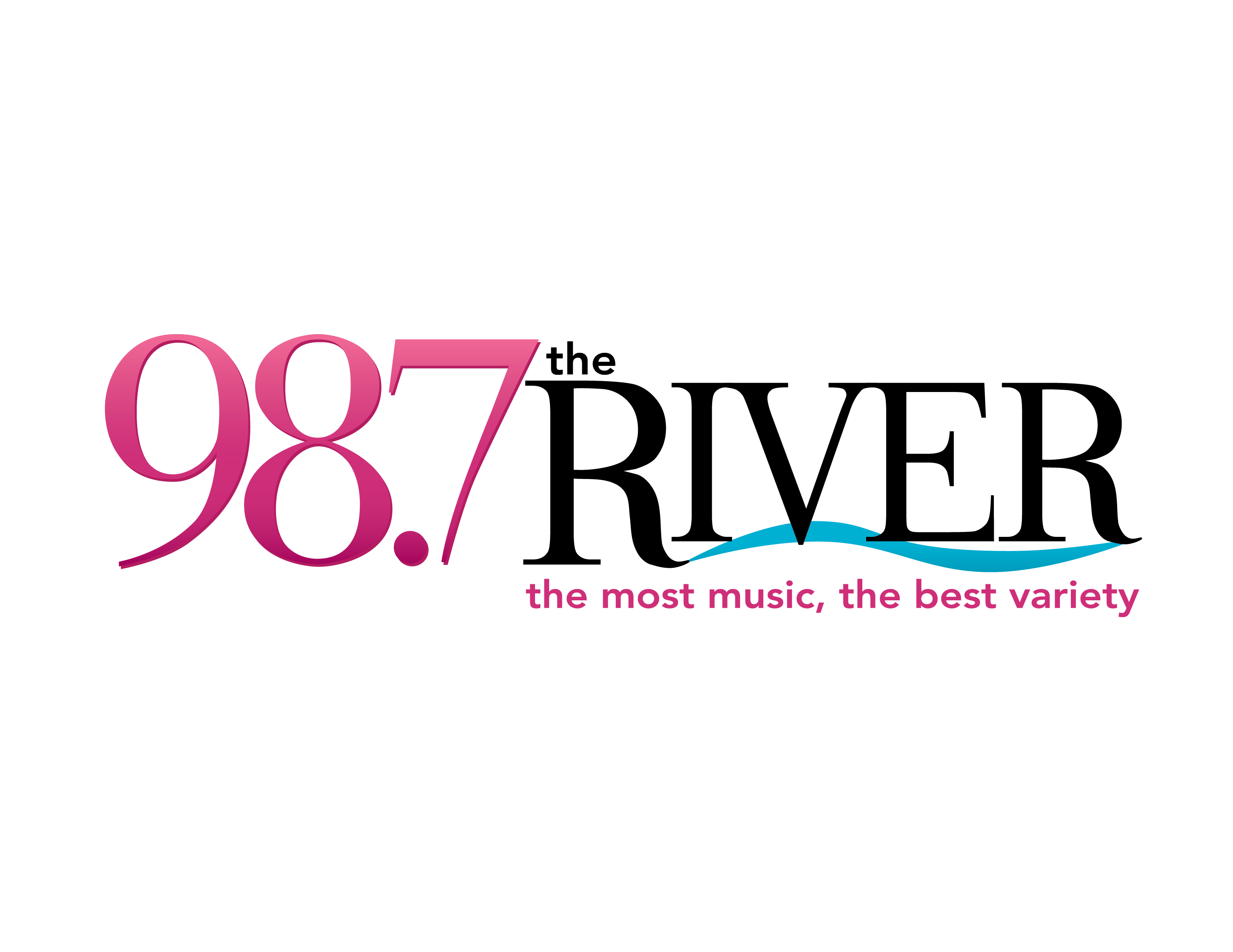 98.7 The River logo