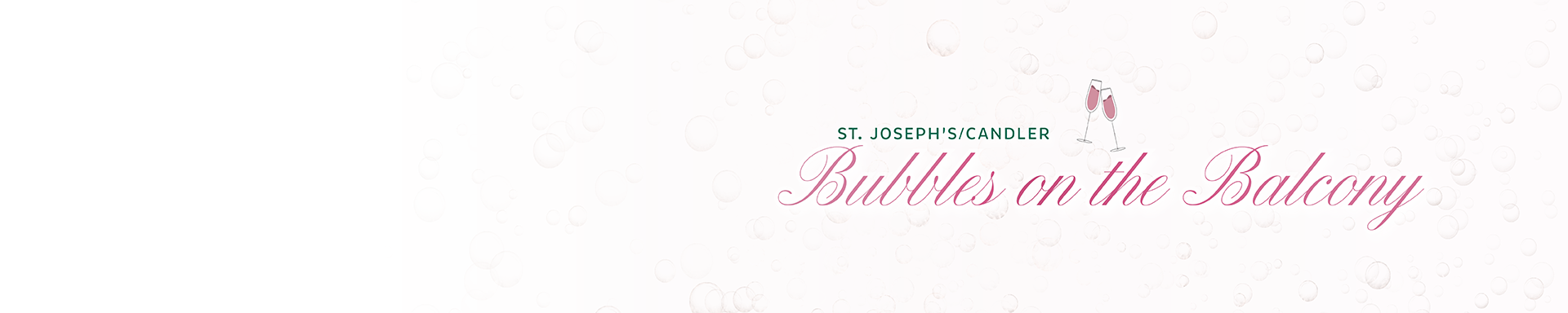 Bubbles on the Balcony banner