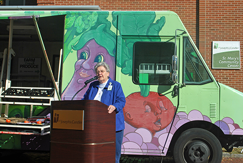 Sr. Pat Baber, Director of the St. Joseph’s/Candler’s St. Mary’s Health Center.