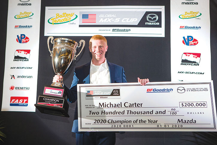 Savannah race car driver Michael Carter