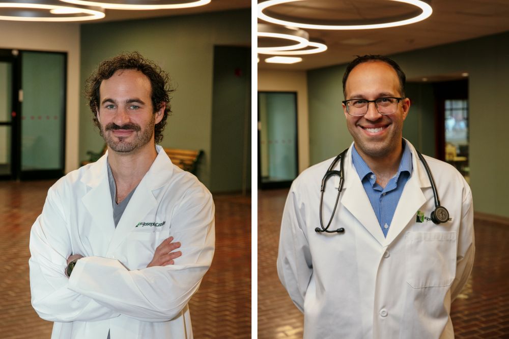 Dr. Spencer Adoff and Dr. Brian Raj